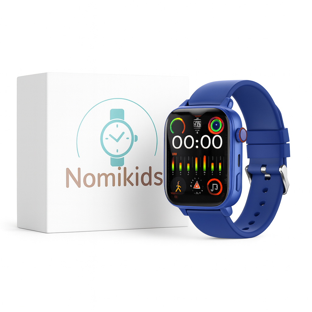 Nomikids Master – Montre connectée enfant 4G avec GPS+WiFi, appel vidéo HD, Face ID, Bluetooth et suivi en temps réel
