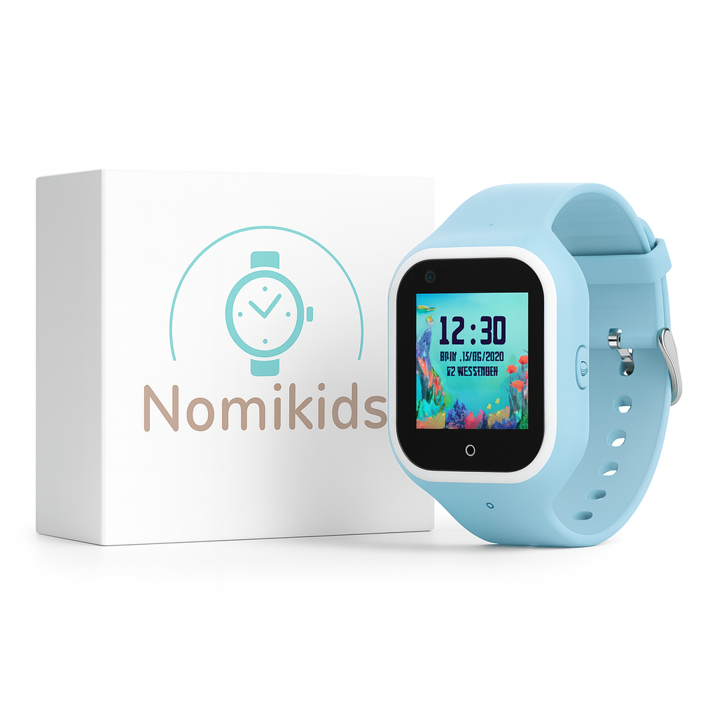 Nomikids Vision – Montre connectée enfant 4G avec appel vidéo, SOS et GPS en temps réel