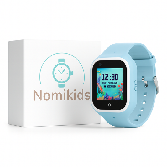 Nomikids Vision – Montre connectée enfant 4G avec appel vidéo, SOS et GPS en temps réel